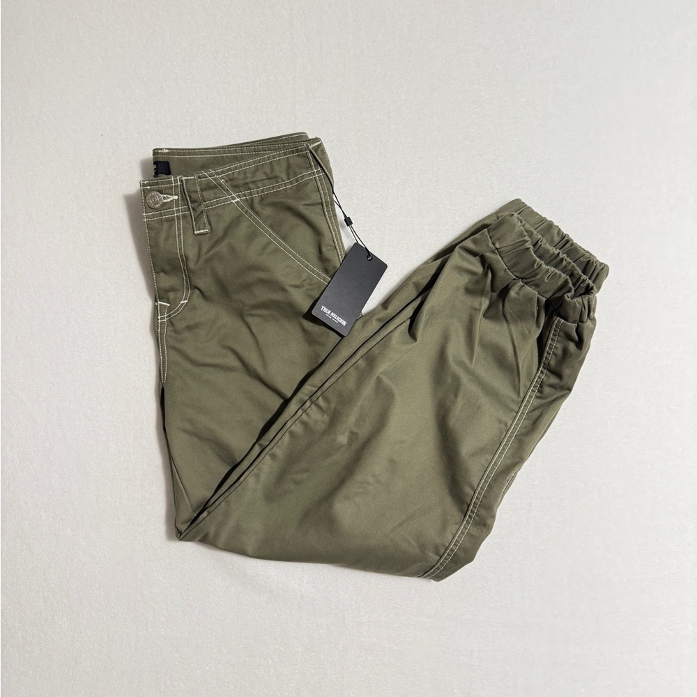 True Religion Size 29 Olive Green Joggers